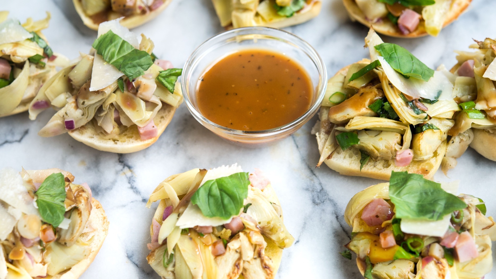 main artichoke and ham bruschetta 1