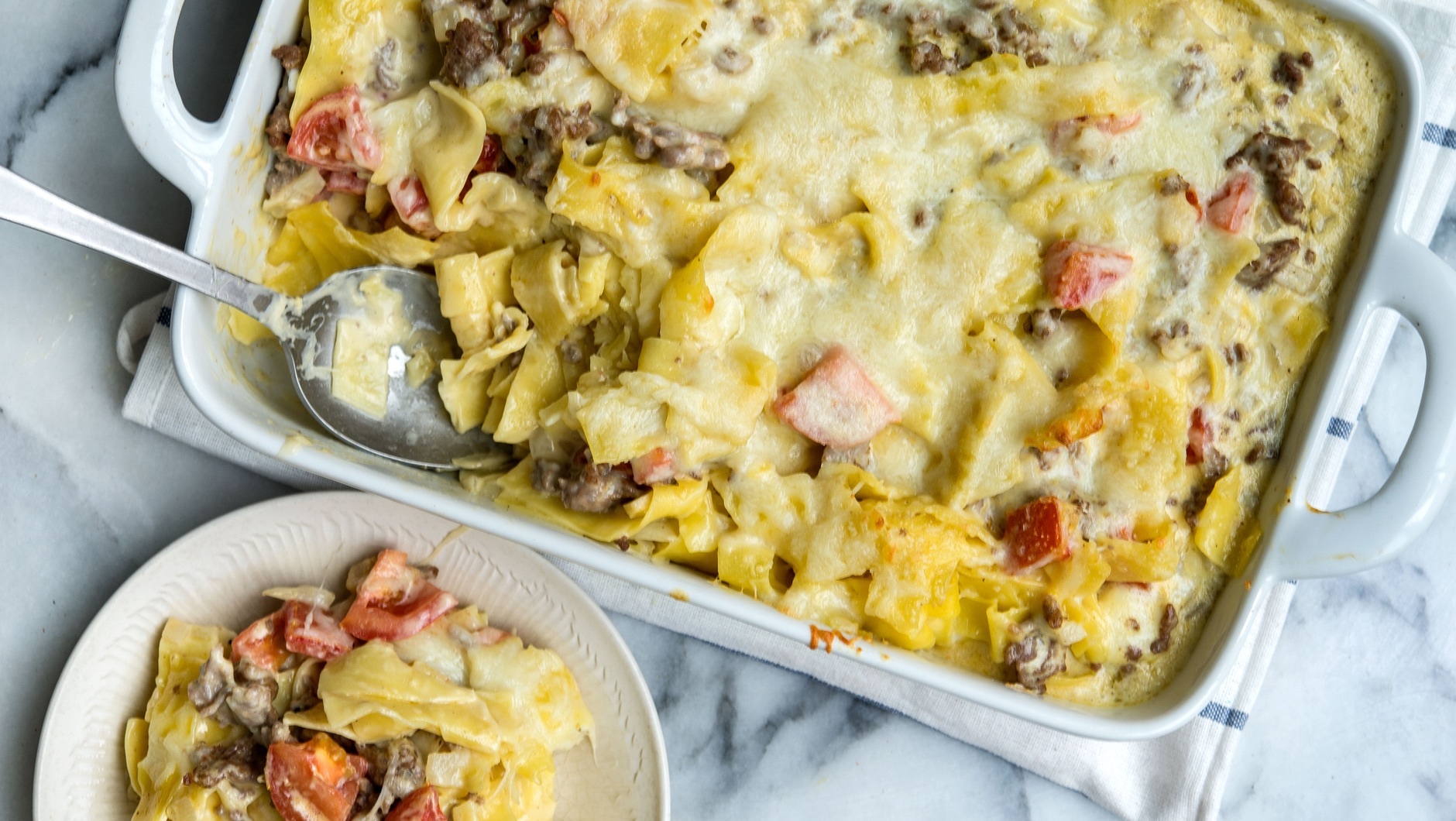 main cheeseburger noodle casserole