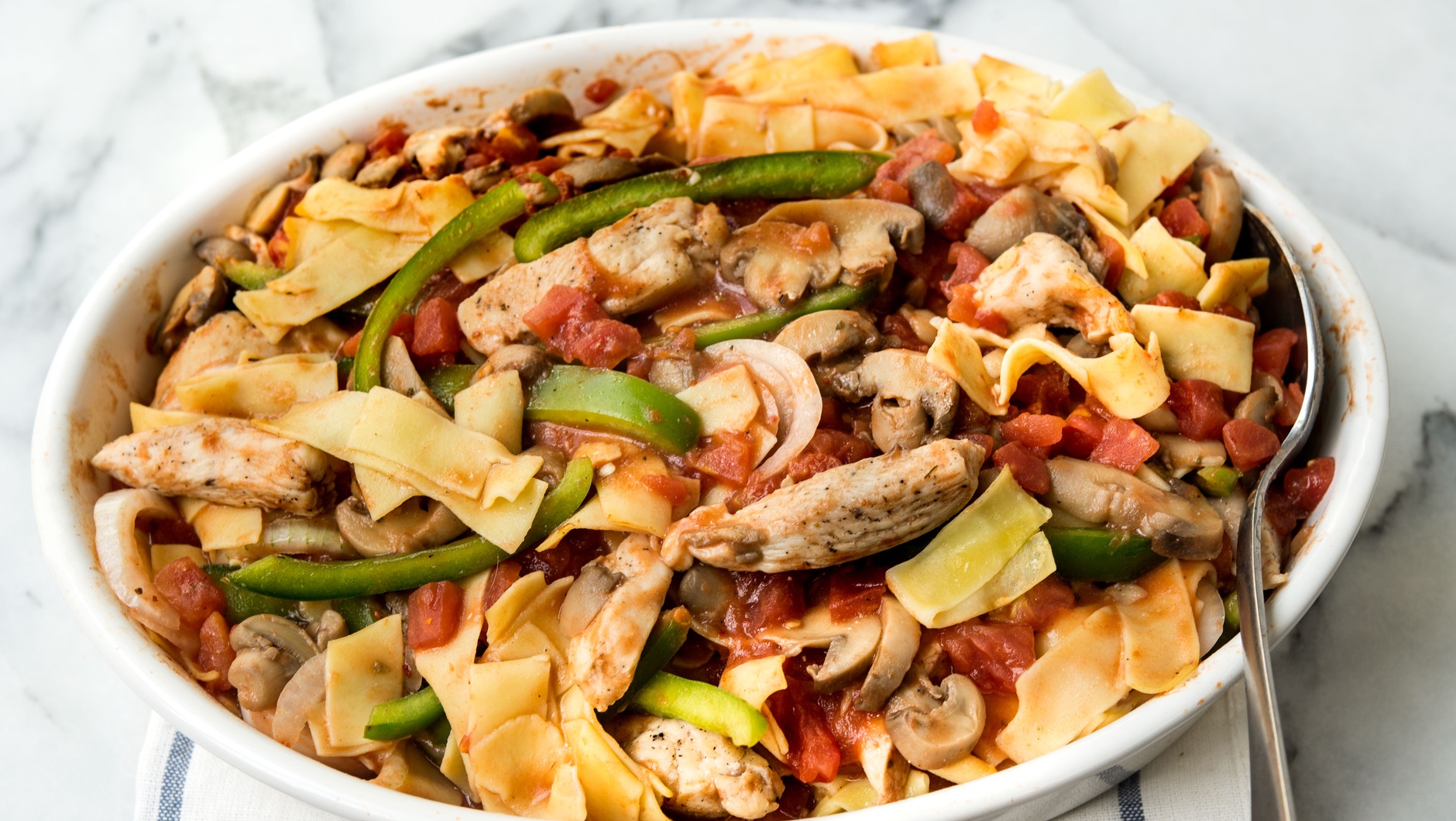 main creamy chicken cacciatore