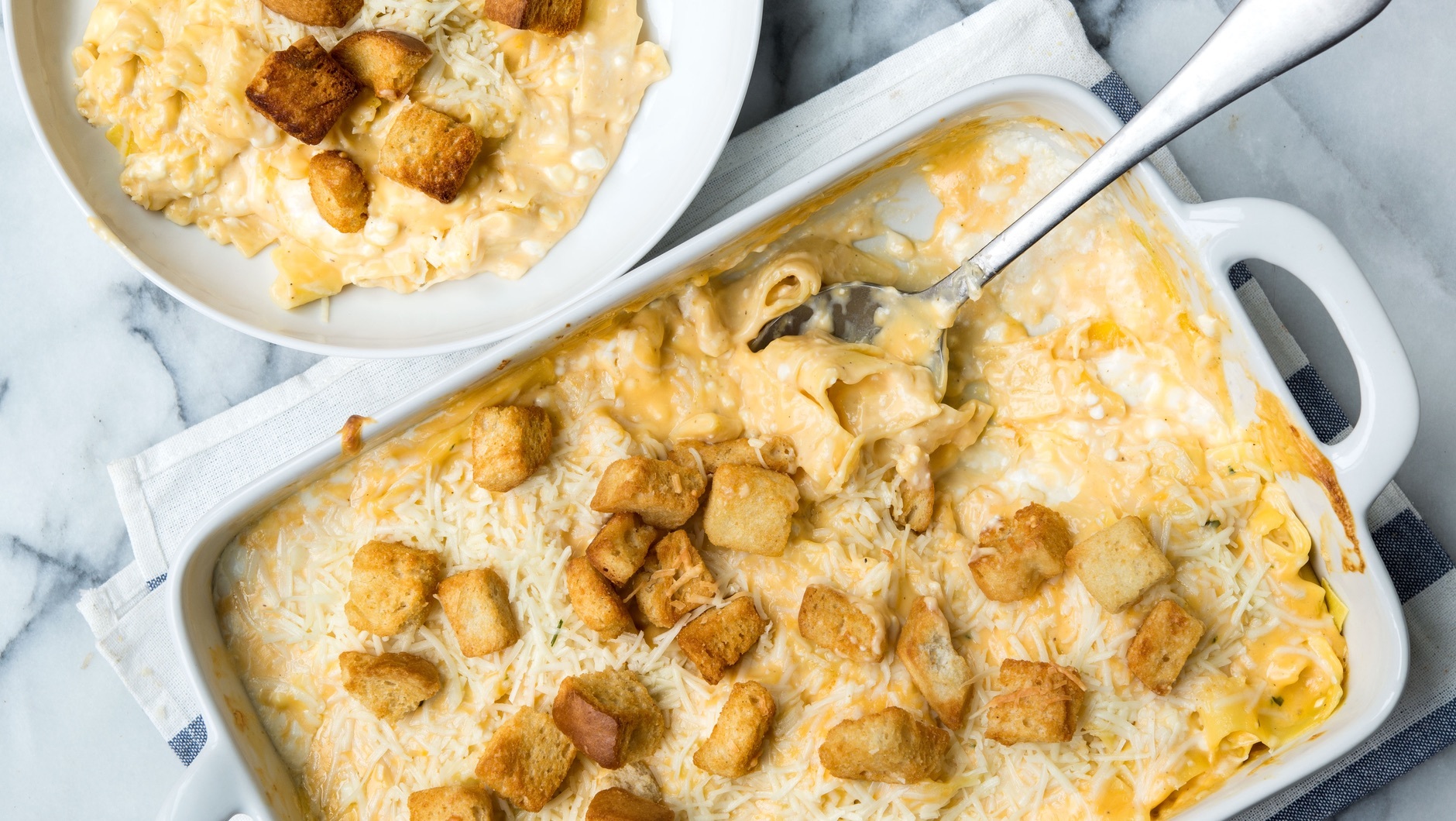 main five cheese noodle casserole