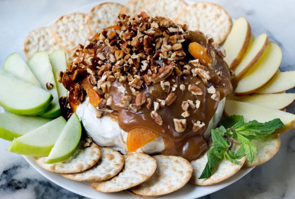 main fruited caramel brie