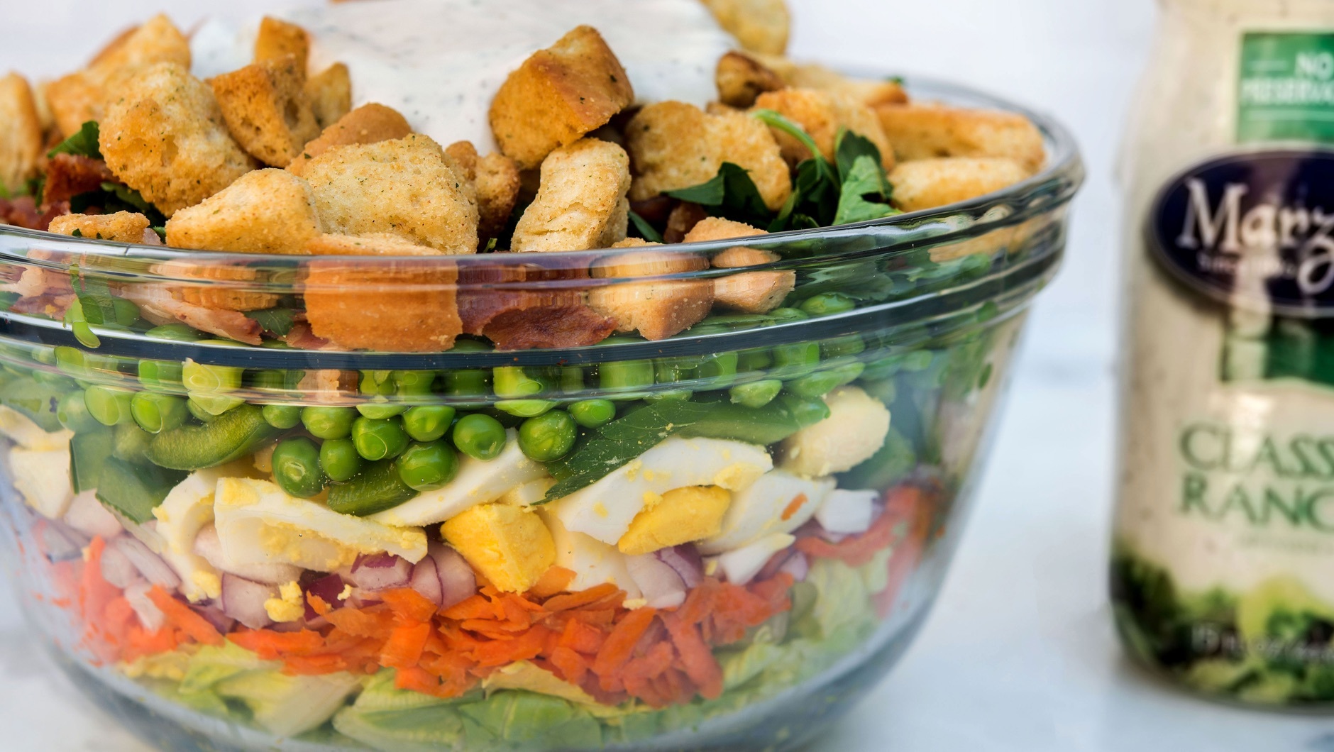 main layered vegetable salad