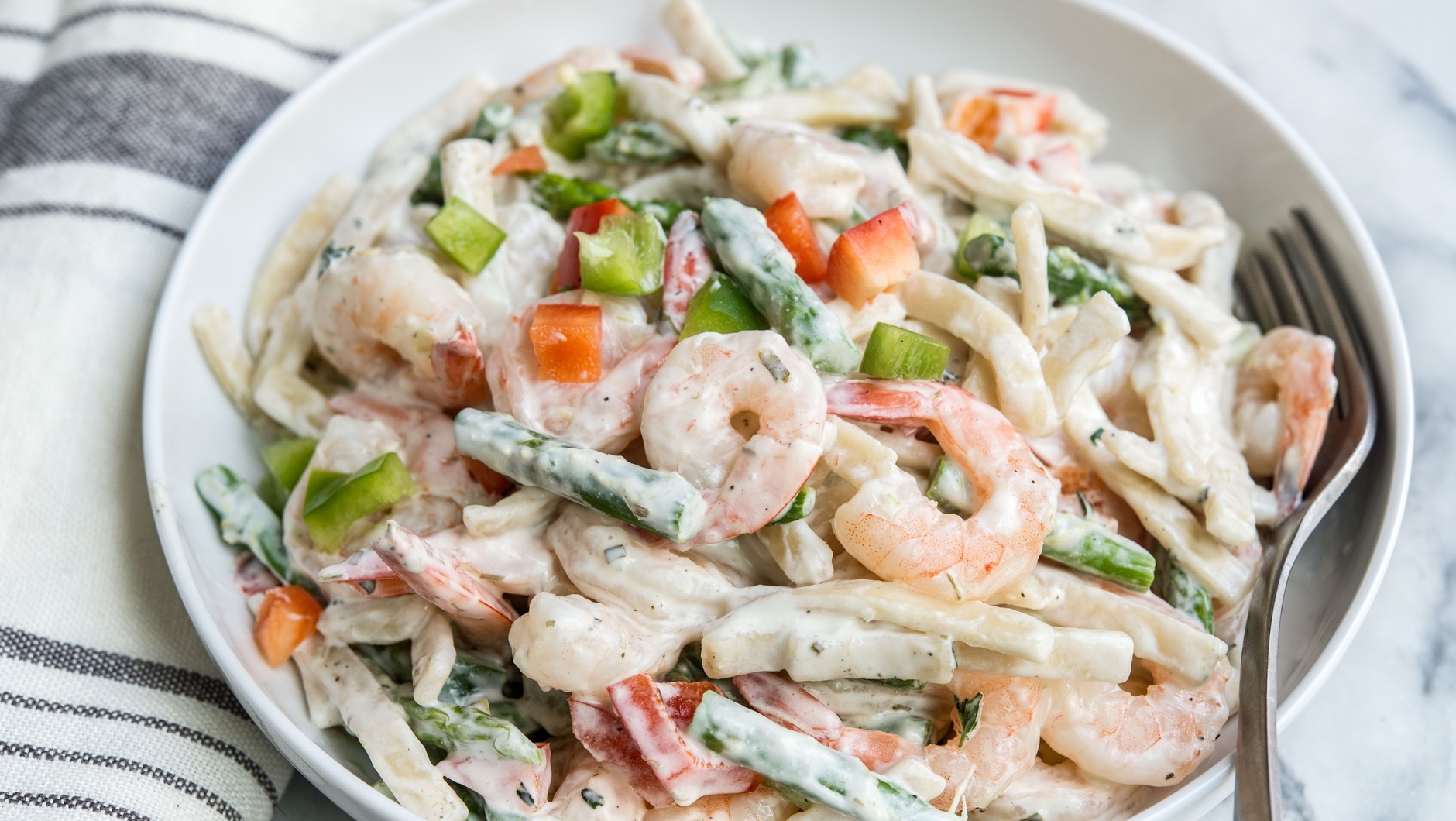 main shrimp asparagus noodles