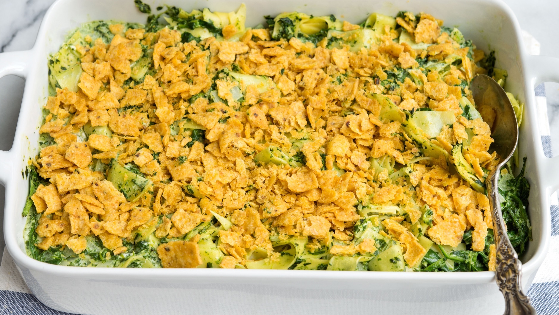 main spinach noodle casserole