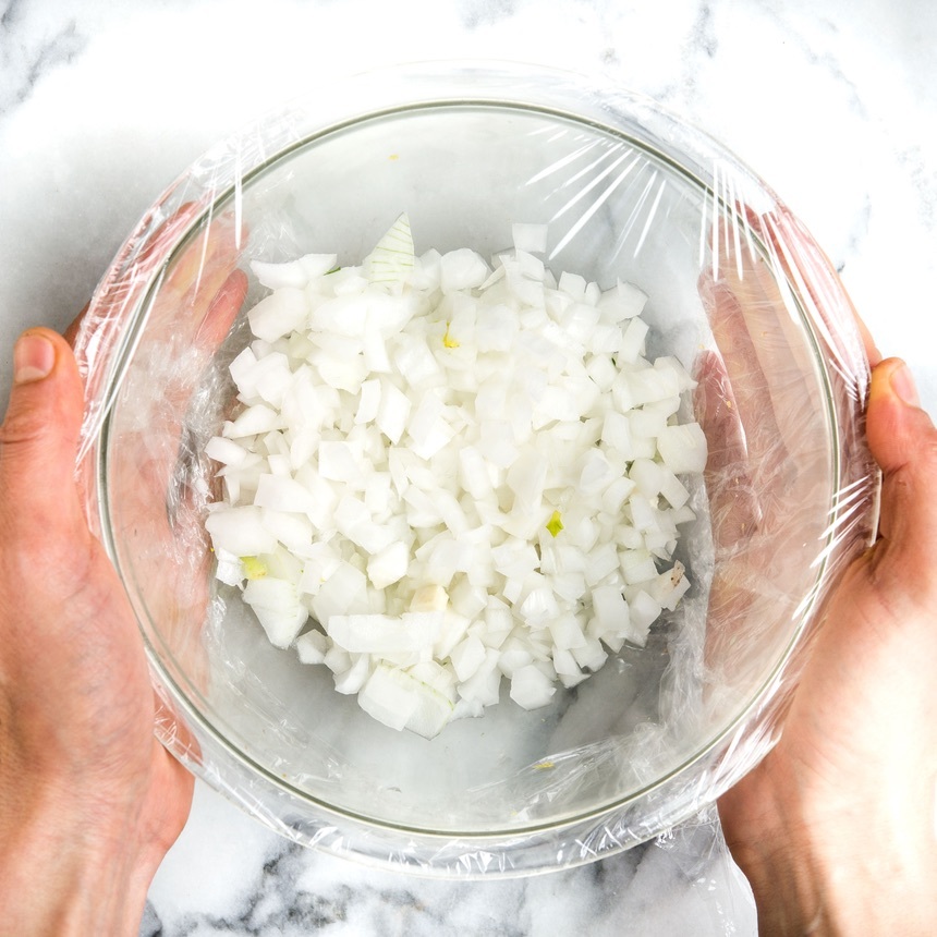 microwave the onions
