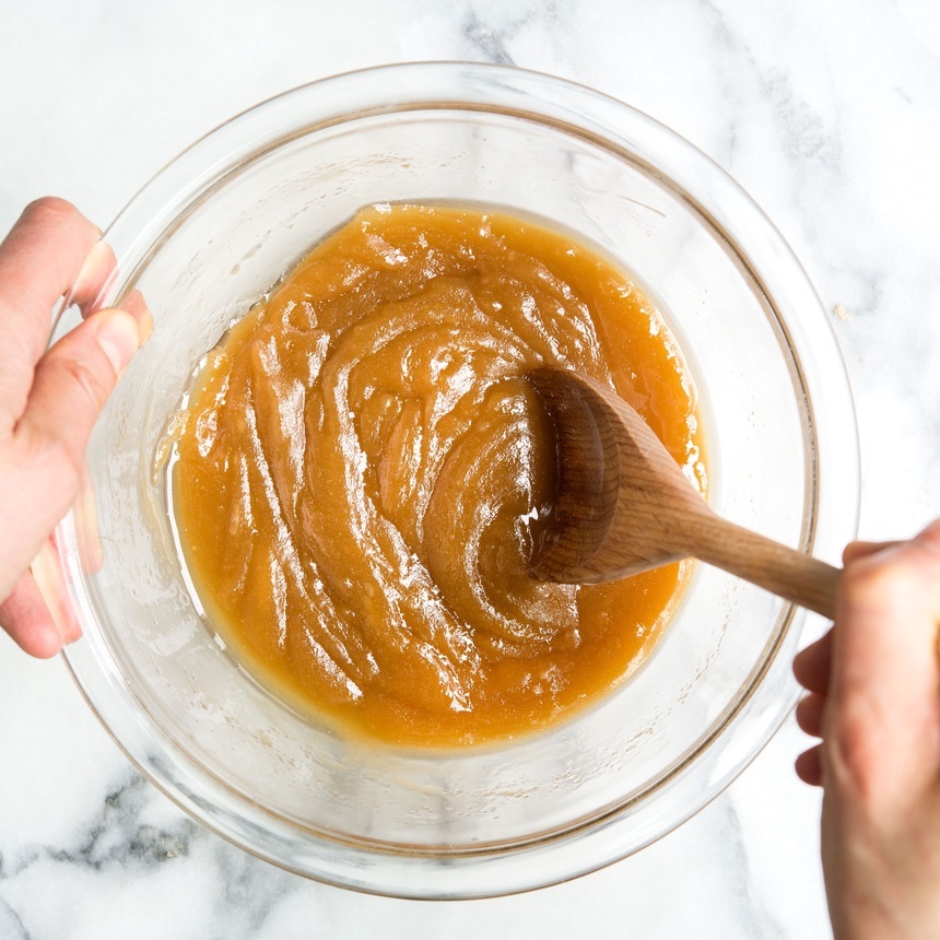 mix sugar and butter