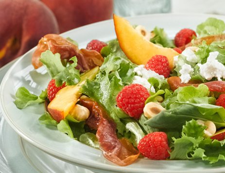 Mixed Greens With Crispy Prosciutto