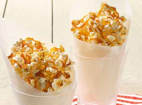 Nutty Caramel Popcorn