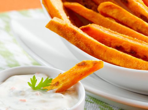 Oven Baked Sweet Potato Strips