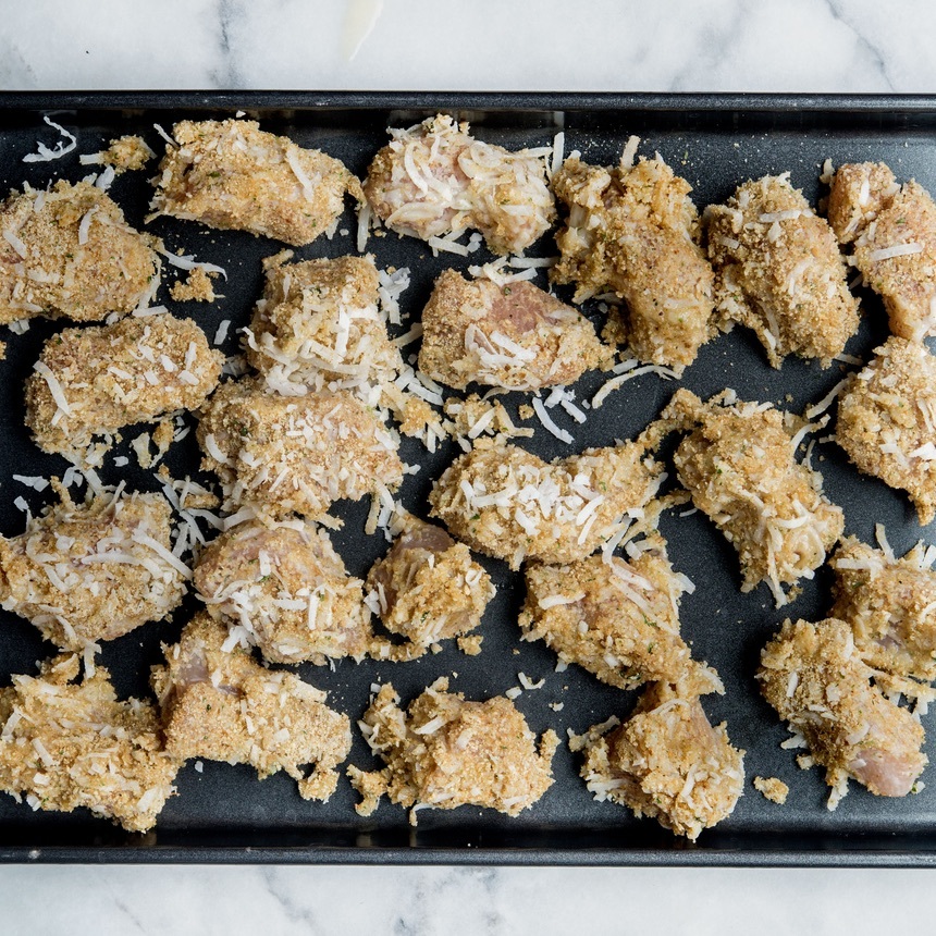 place chick on cookie cheet