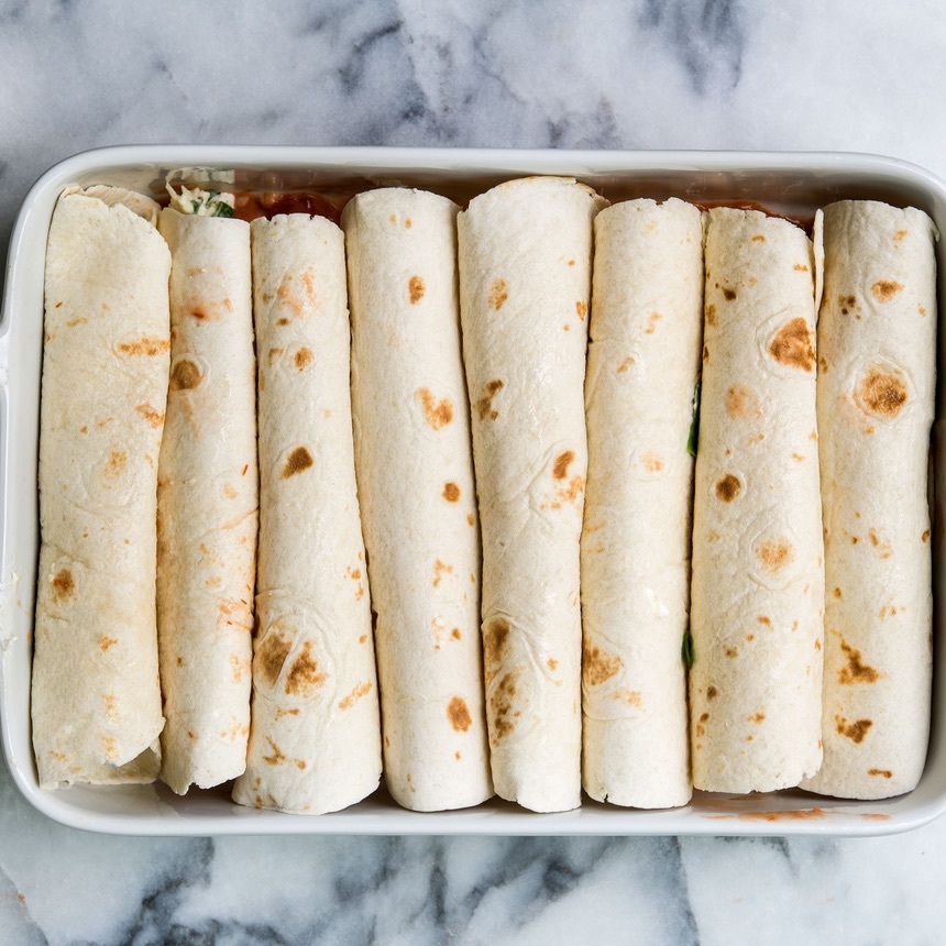 roll up tortillas