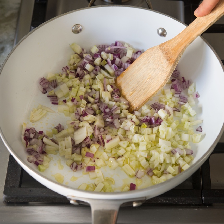 saute onions