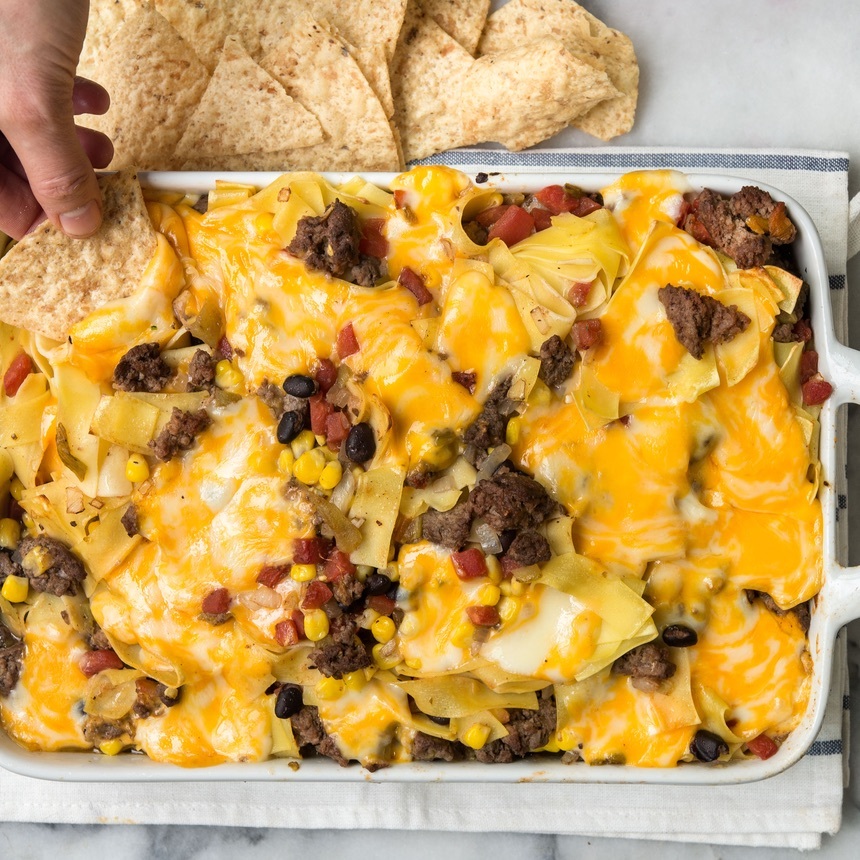 serve with tortilla chips