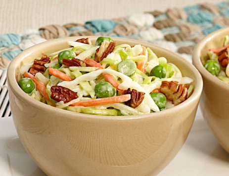 Southern Pea and Pecan Slaw