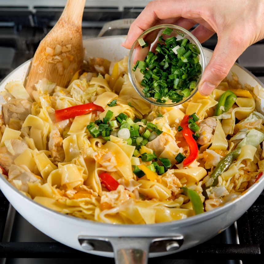 sprinkle with green onions