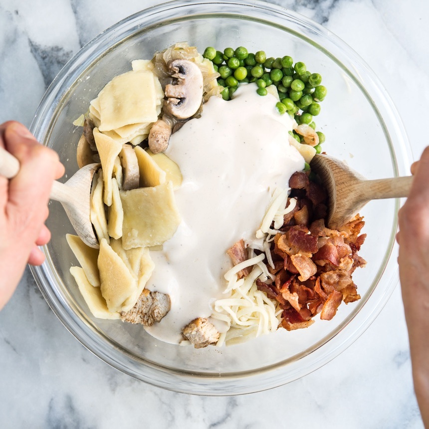 stir ingredients together