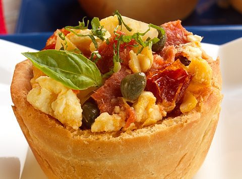 Sun-dried Tomato and Artichoke Party Cups