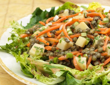 Warm Balsamic Lentil Salad