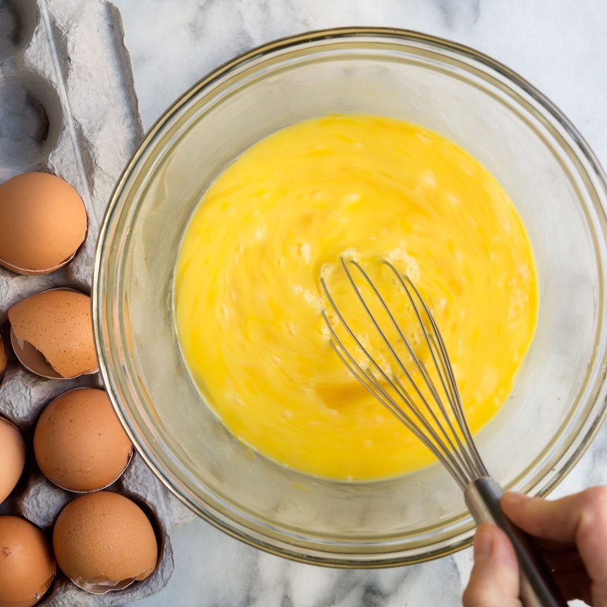 whisk eggs
