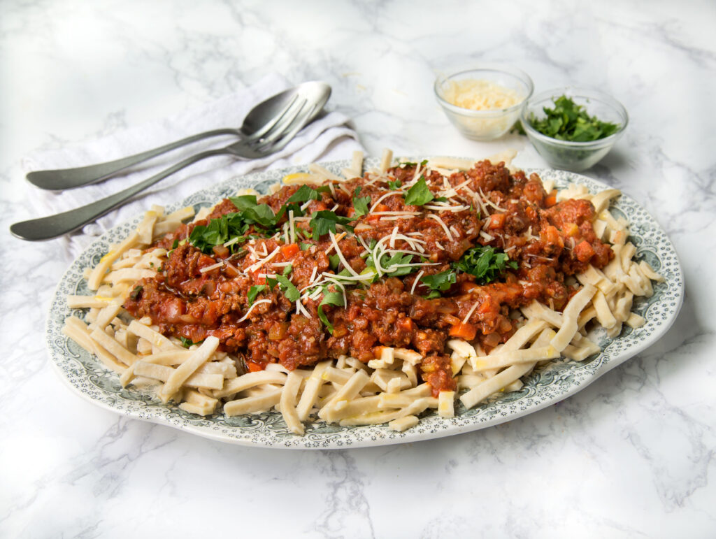 Ground Beef Ragù With Egg Noodles Recipe What's for Dinner