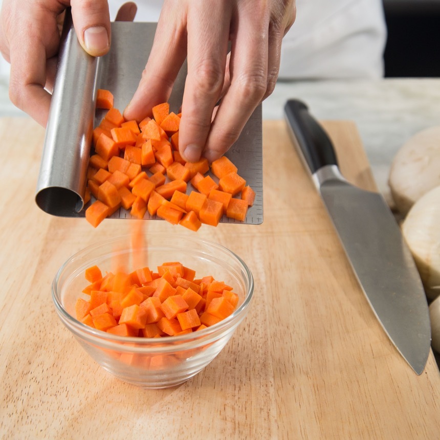 chopped carrots