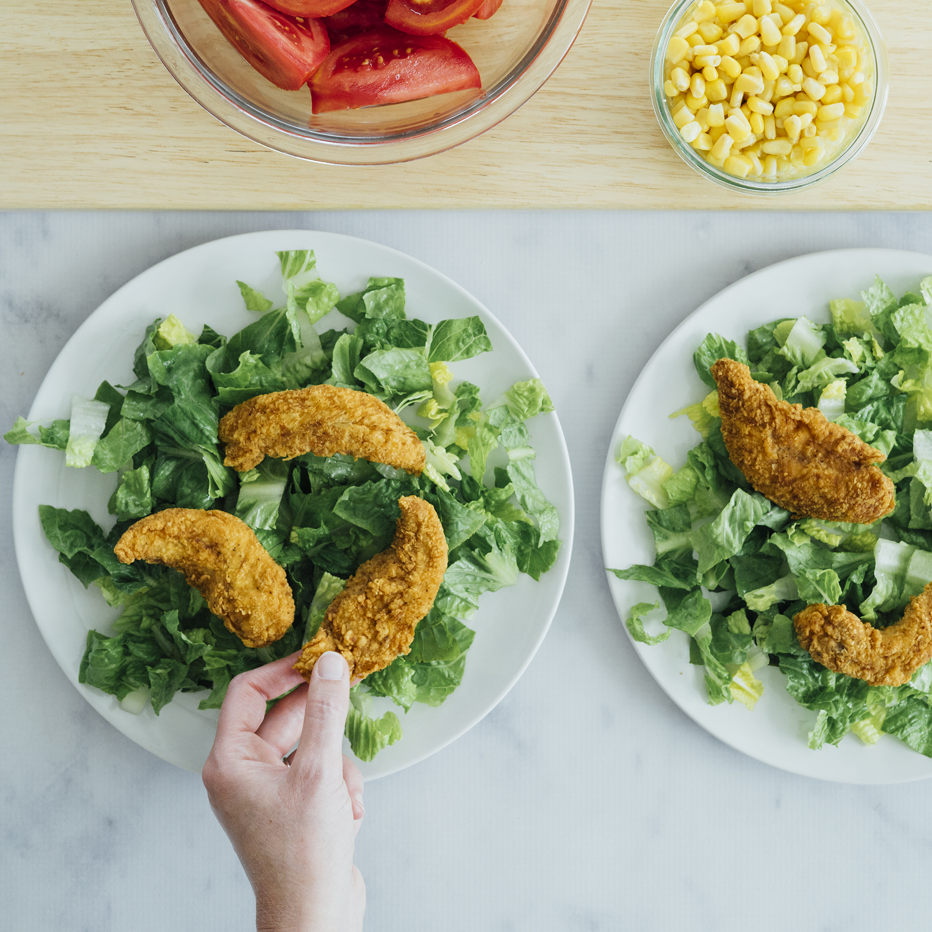 Fried Chicken Salad step3