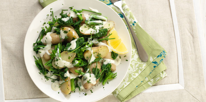 Warm Fingerling Potatoes