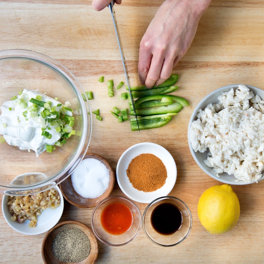 add shallots to bowl