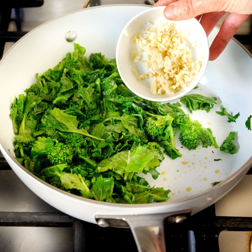 add the garlic 2