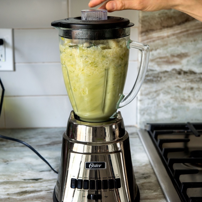 blend the soup