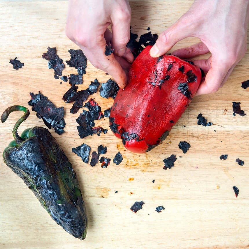 chop the peppers 1