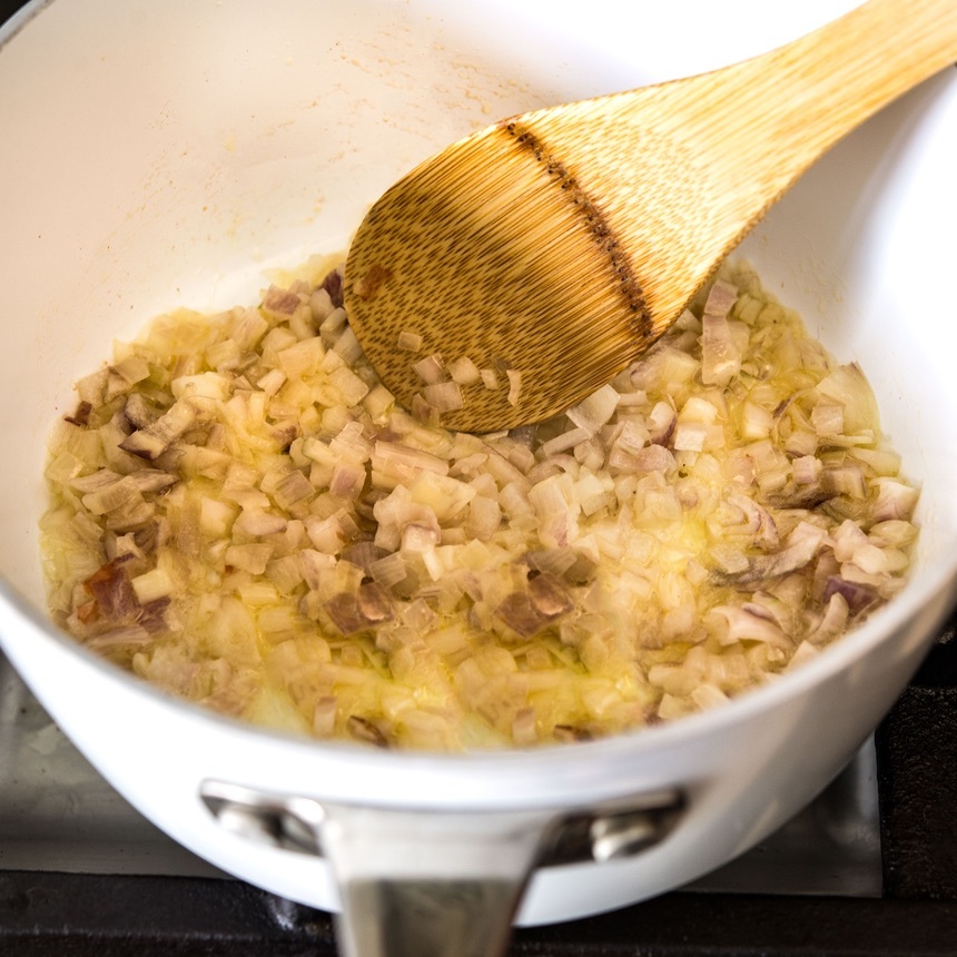 cook shallots onions