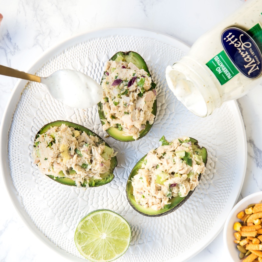drizzle with dressing