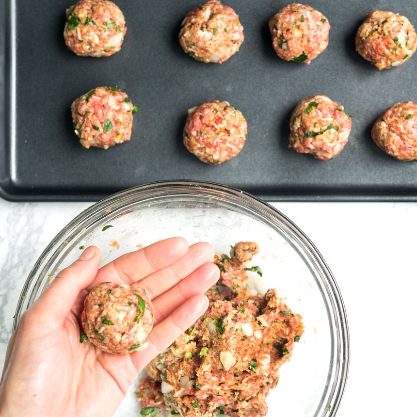 form the meatballs
