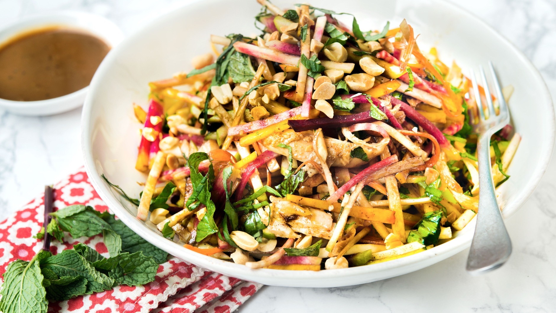 main asian chicken slaw