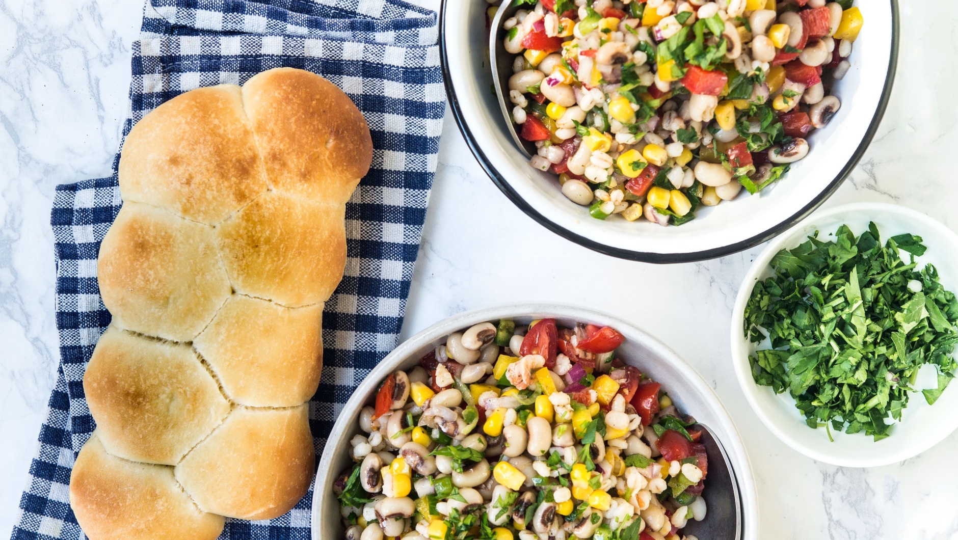 main black eyed pea salad