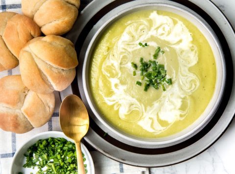 Cauliflower Leek Soup