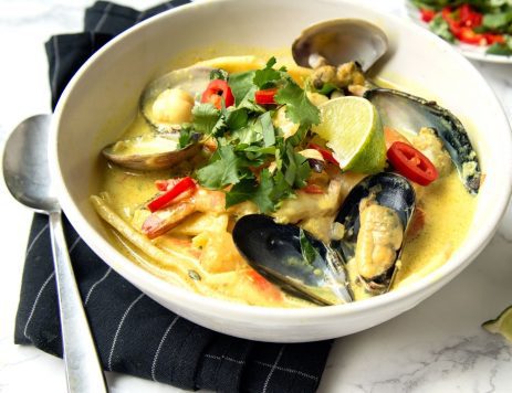 Seafood Laksa With Coconut