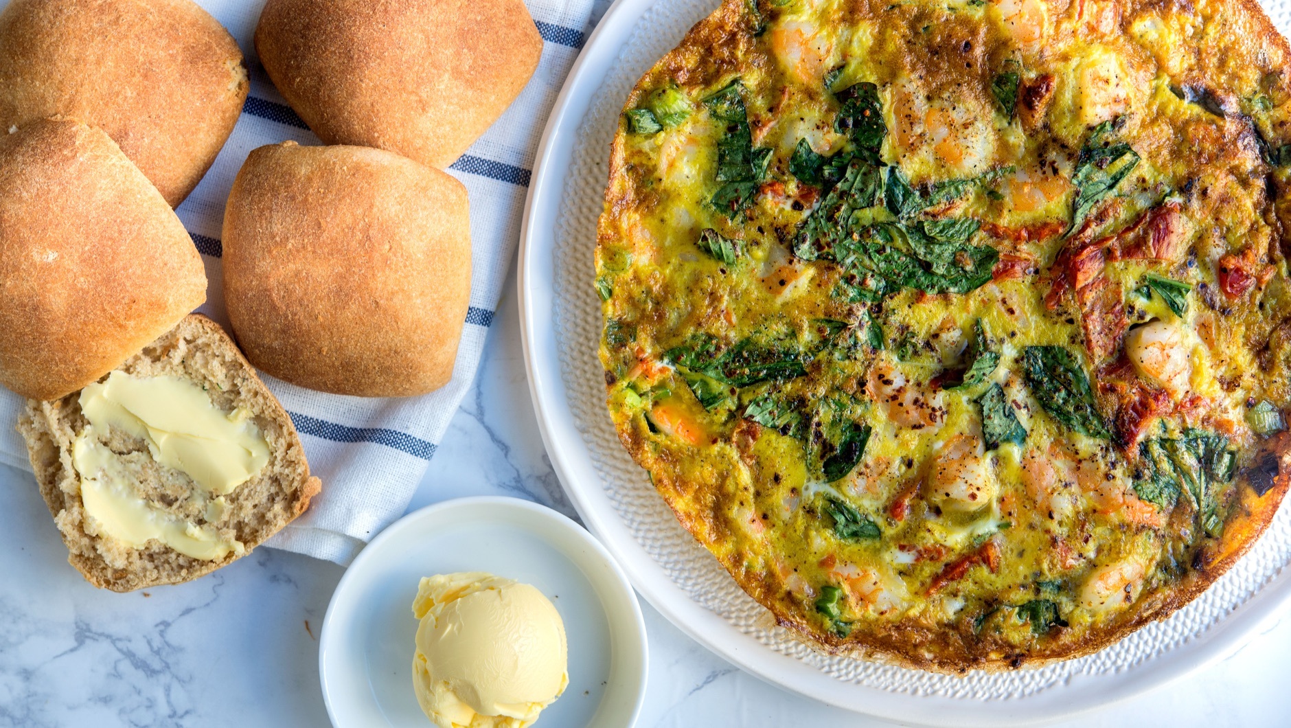 Recipe Info Seafood Frittata