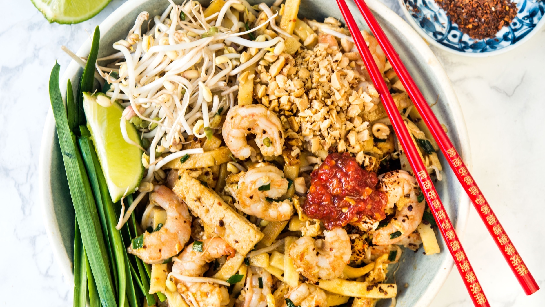 Shrimp and Tofu Pad Thai Recipe - What's for Dinner