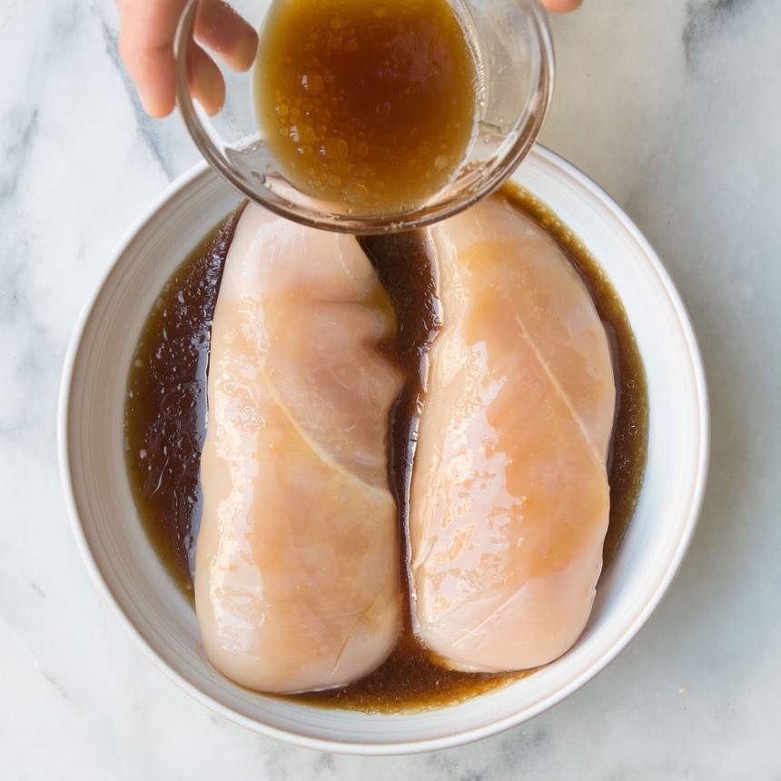 marinate the chicken