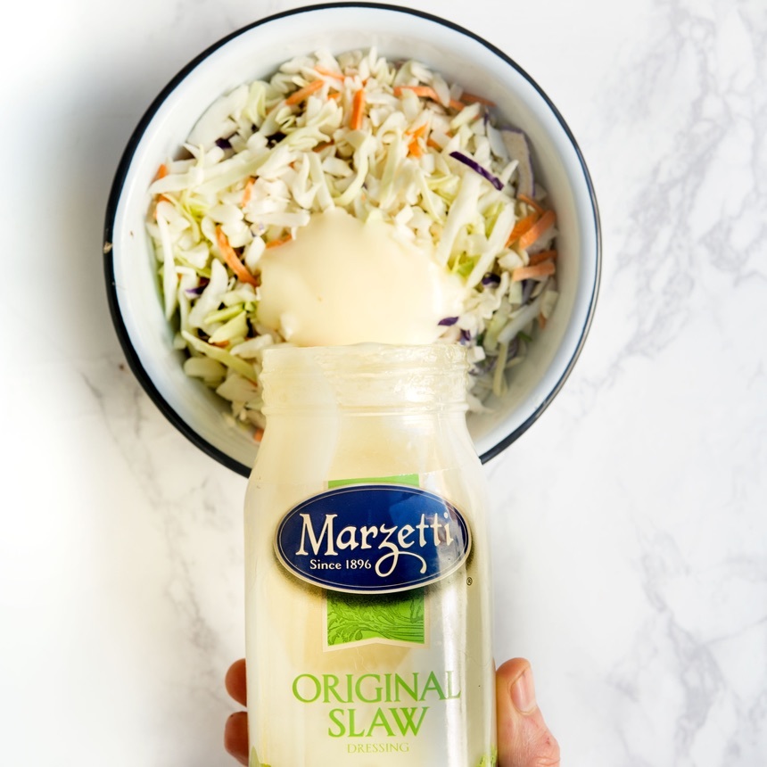 mix the slaw