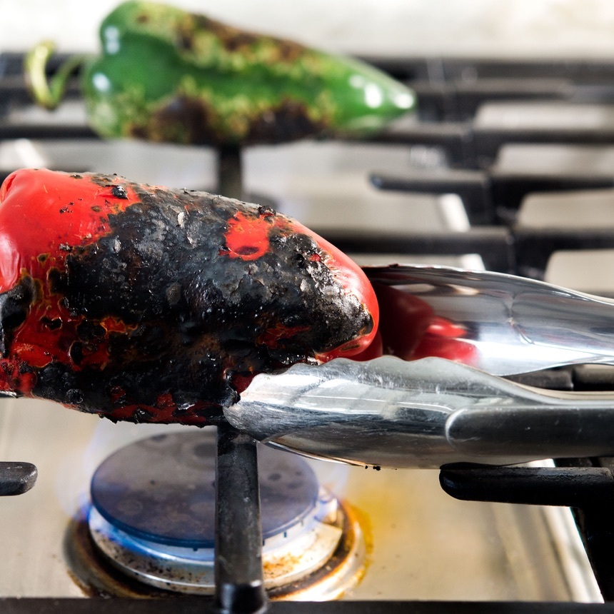 roast the peppers 1