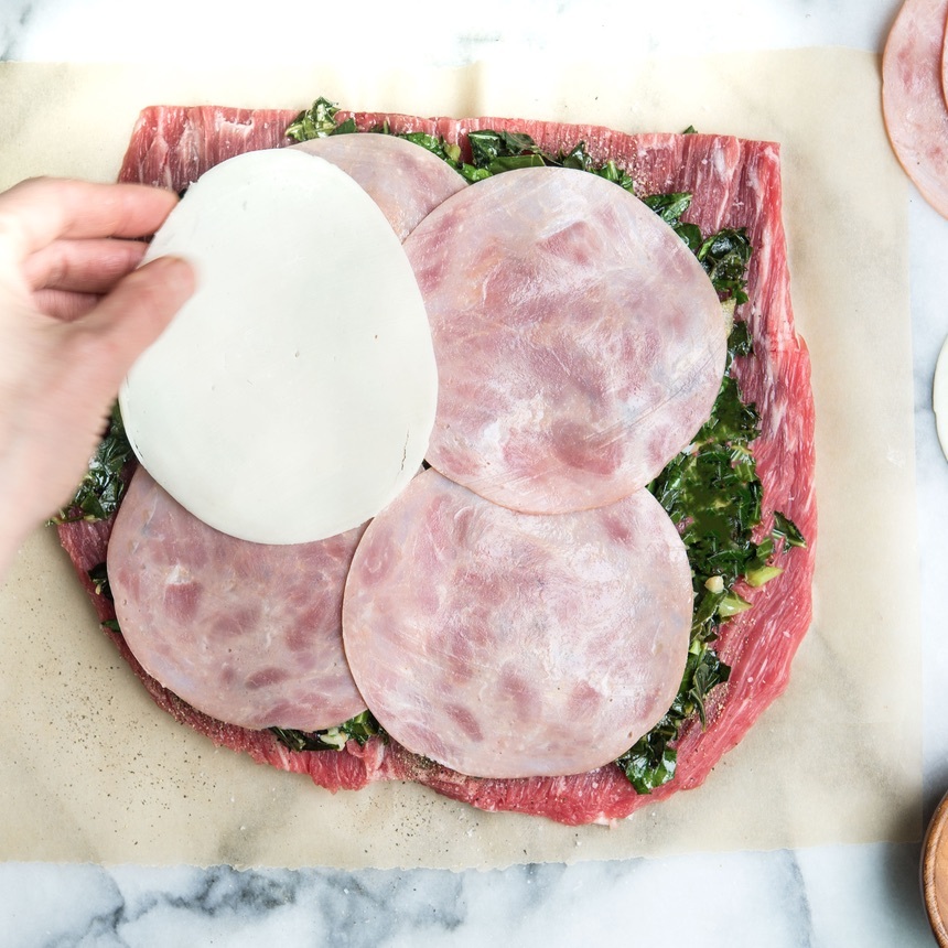 season and cover steak