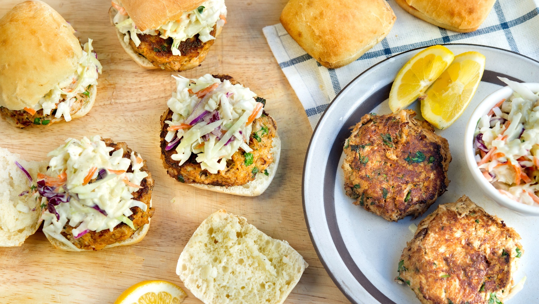 serve the crab cakes