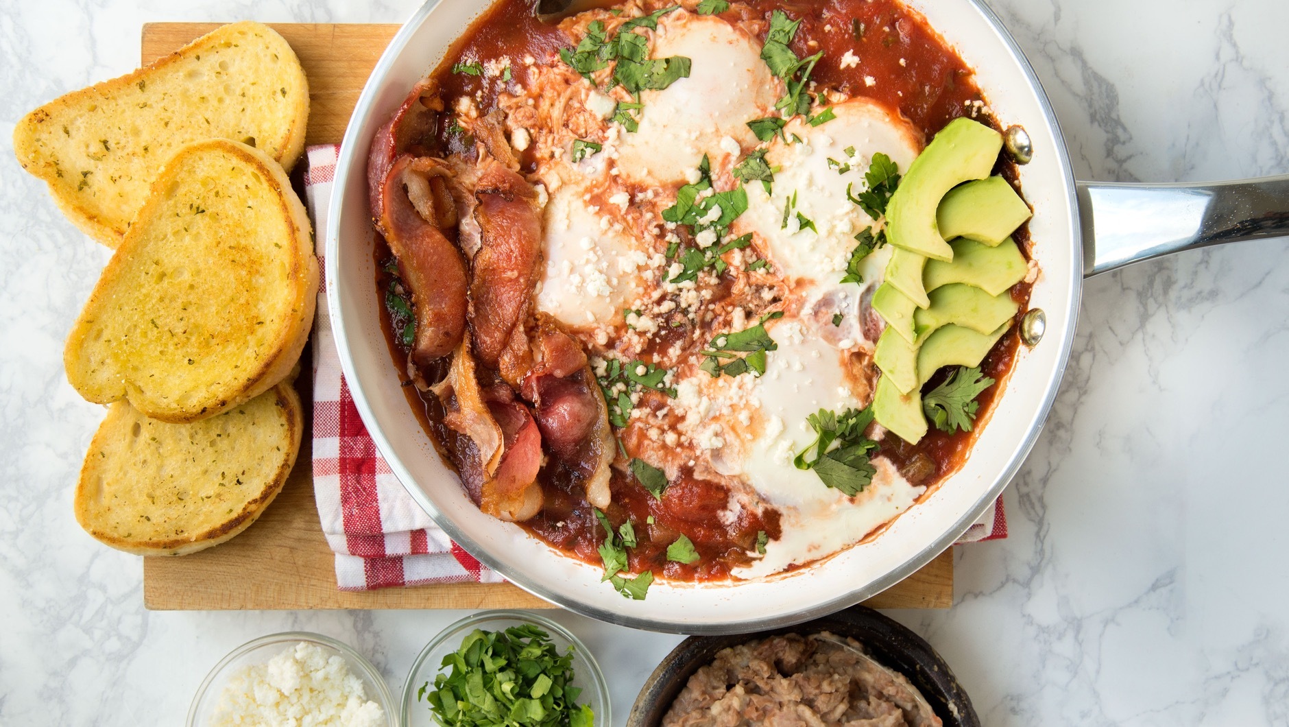 serve the huevos rancheros