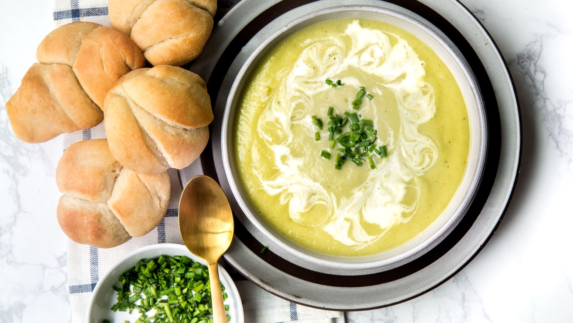 serve the soup
