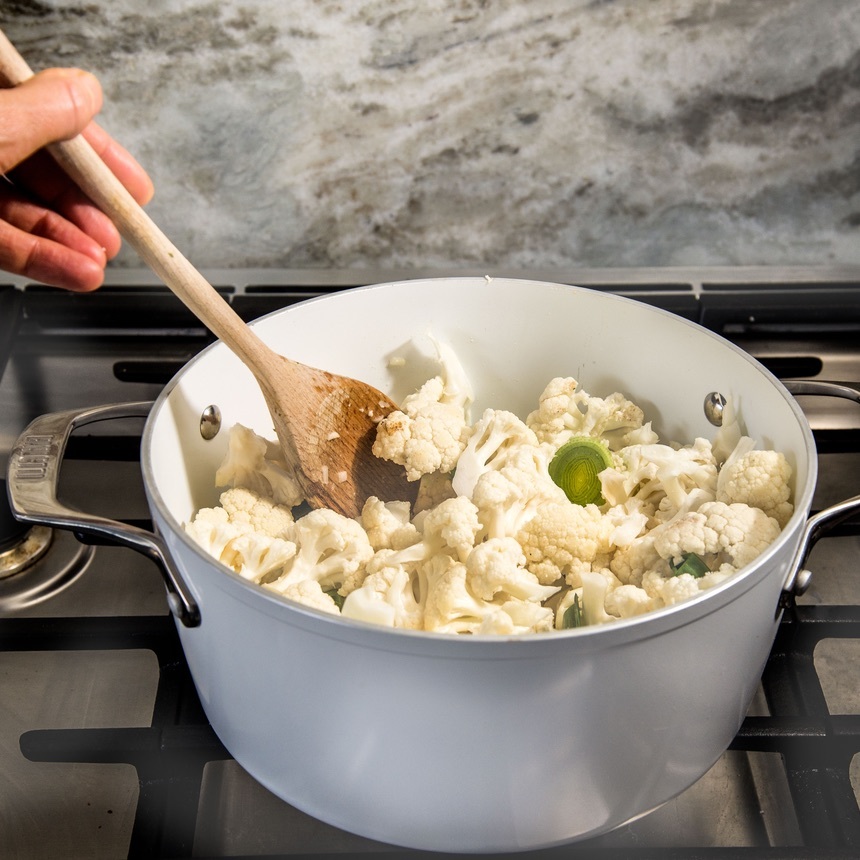simmer the soup
