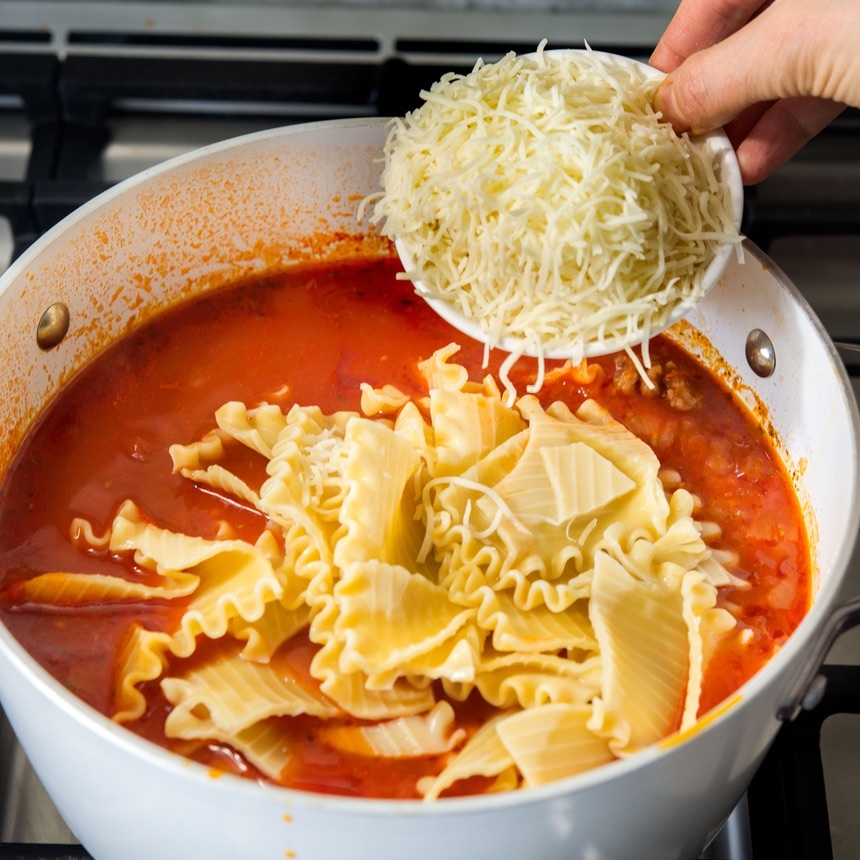 stir in cooked noodles