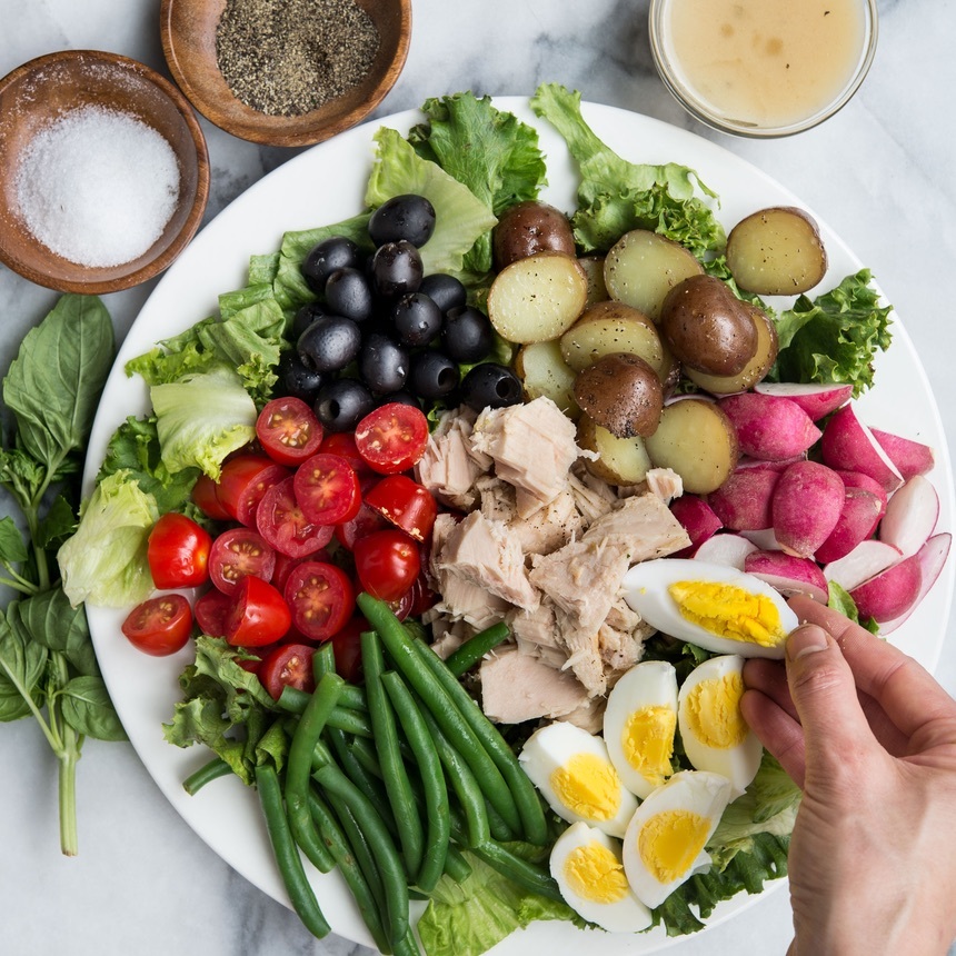 arrange the ingredients